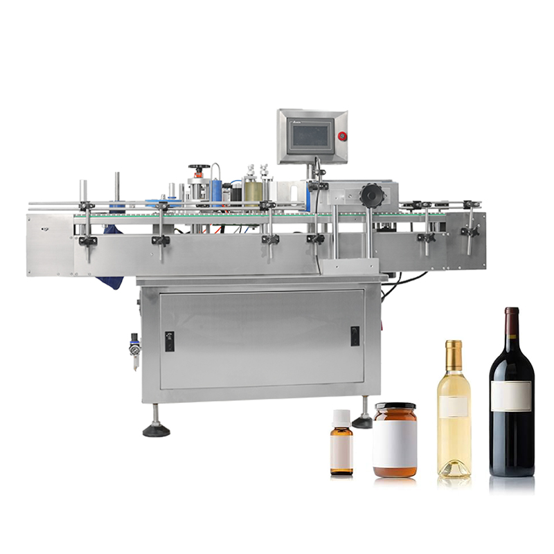 JF-T1 self-adhesive round bottle side labeling machine
